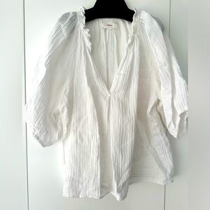 Xirena Gauze shirt. White. Size L